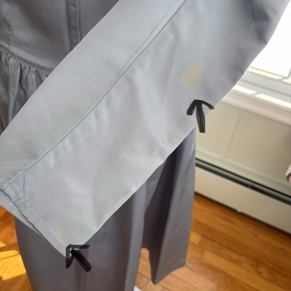 Gunne Sax by Jessica McClintock Blue Ivory Lace Vintage Dress Size 11 - Picture 7 of 15